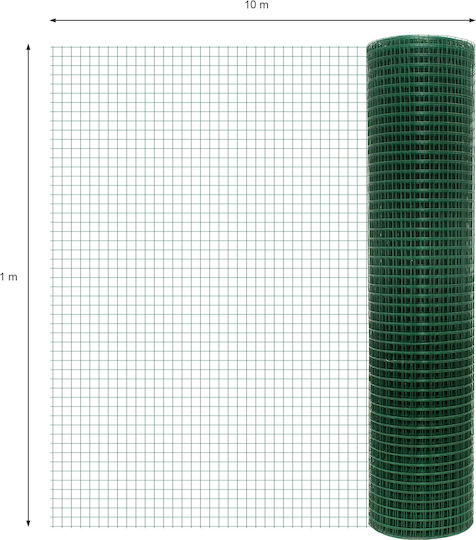 ECD Germany Мрежа За Кокошарник PVC 1x10m