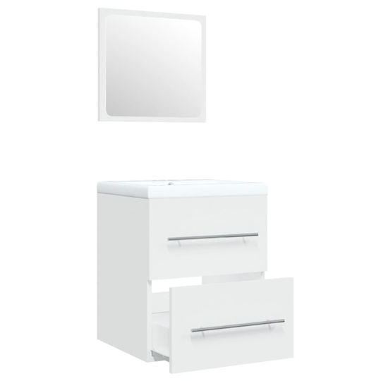 vidaXL Countertop with Sink L41xW38.5xH48cm White