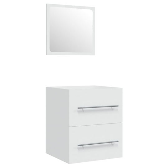 vidaXL Countertop with Sink L41xW38.5xH48cm White