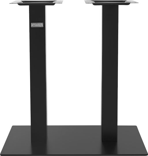 ML-Design Stand de masă din Lemn în Culoare Negru 70x72cm