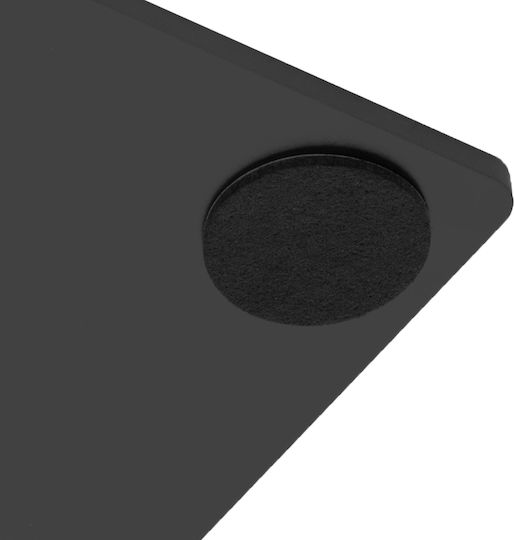 ML-Design Stand de masă din Lemn în Culoare Negru 70x72cm