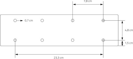 ML-Design ML-Design Metal Furniture Leg 2 Pieces Suitable for Table / Coffee Table 42cm Black