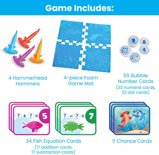 Hand2Mind Κυνήγι Αριθμών με το Σφυροκέφαλο Educational Game Knowledge for 5+ years Years Old