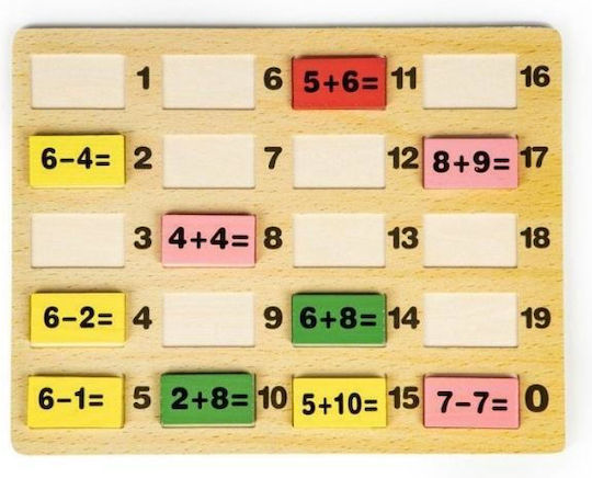 Ecotoys Educational Game Knowledge made of Wood for 3+ years Years Old