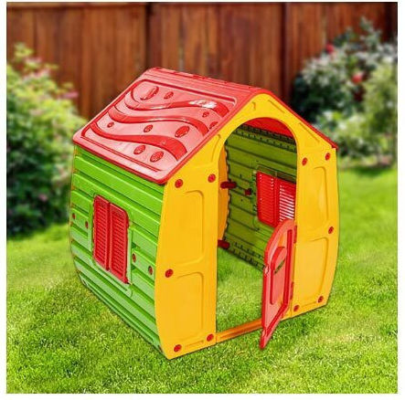 Plastic Kids Playhouse Multicolour 102x109x90cm