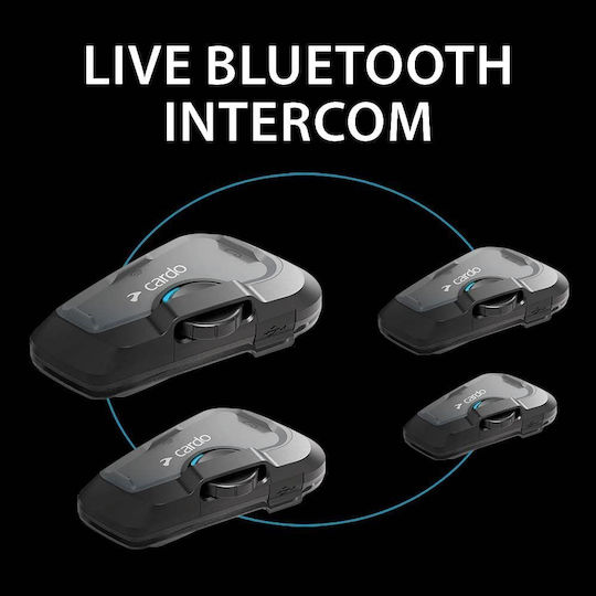 Cardo Freecom 4X DUO Dual Intercom for Riding Helmet with Bluetooth