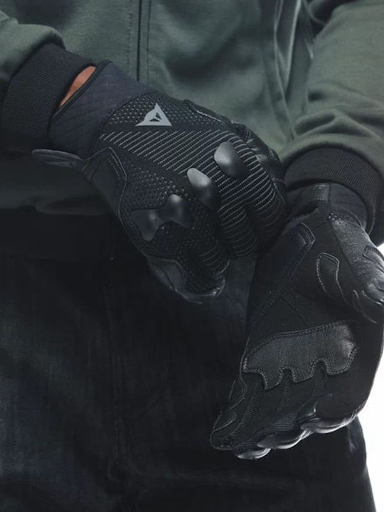 Dainese Unruly Ergo-Tek Καλοκαιρινά Ανδρικά Γάντια Μηχανής Δερμάτινα Black / Anthracite