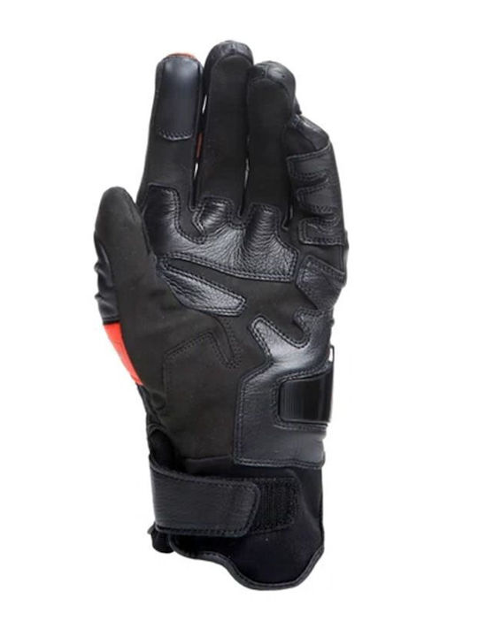 Dainese Carbon 4 Short Men's Gloves 4 Seasons Black/Fluo Red