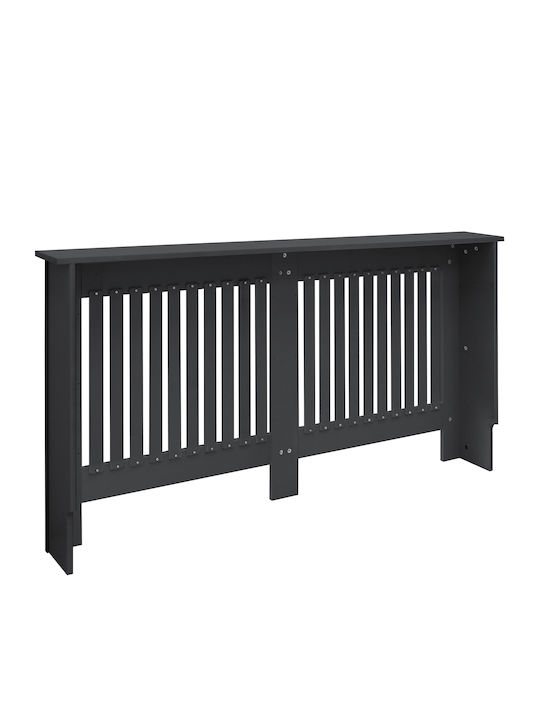 ML-Design Κάλυμμα Καλοριφέρ από MDF Γκρι 152x19x82cm