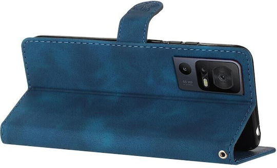 Butterfly Flower Wallet Μπλε (TCL 40 SE)