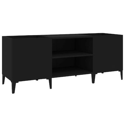 vidaXL 2 Level Hi-Fi Furniture Black 38x121x48cm