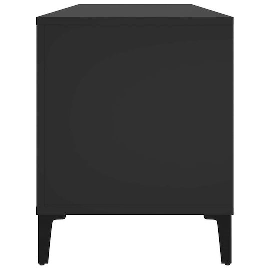 vidaXL Mobilier Hi-Fi Negru 38x100x48cm
