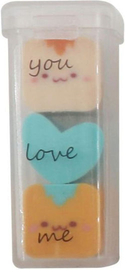 The Littlies Eraser Set for Pencil and Pen 3pcs