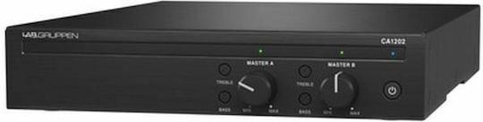 Lab Gruppen CA1202 Commercial Power Amplifier 2 Channels 120W/100V with Cooling System Black
