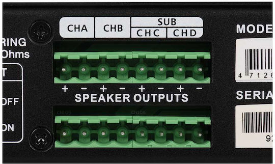 Show A300.4 Power Amplifier PA 4 Channels 270W/4Ω 150W/8Ω