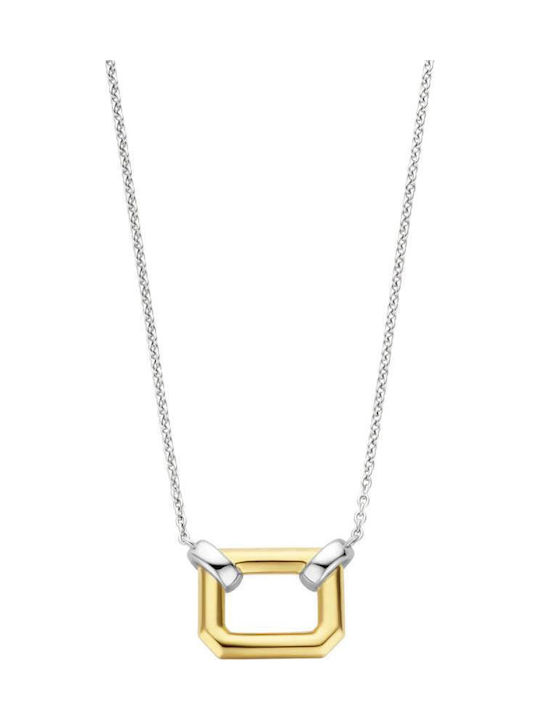 Ti Sento from Gold Plated Silver with Zircon