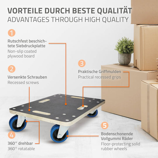 ECD Germany Mobile Basis for Load Weight up to 800kg