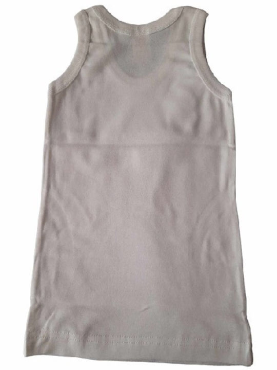 Afoi Giannakopouloi Kids' Undershirt Tank Top White