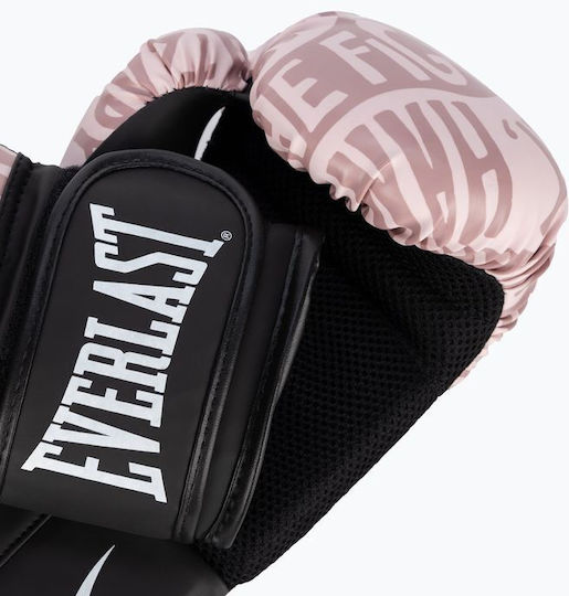 Everlast Spark Γάντια Πυγμαχίας από Συνθετικό Δέρμα για Αγώνα Pink/Gold