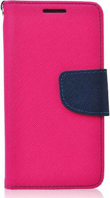 Fancy Diary Wallet Synthetic Pink/Blue (Redmi 8A)