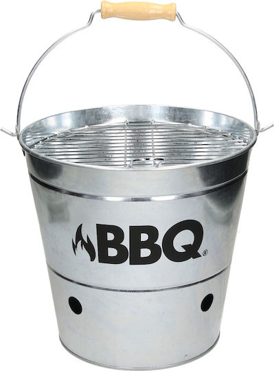 ECD Germany Inox Portabilă Grătar cu Cărbuni 25cmx25cm