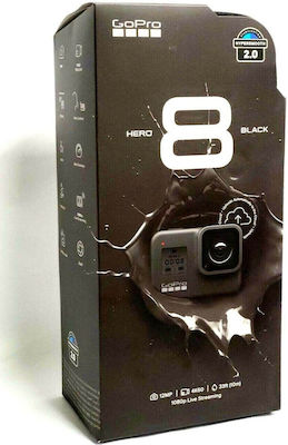 GoPro Hero8 Action Camera 4K Ultra HD με WiFi Μαύρη με Οθόνη 2"