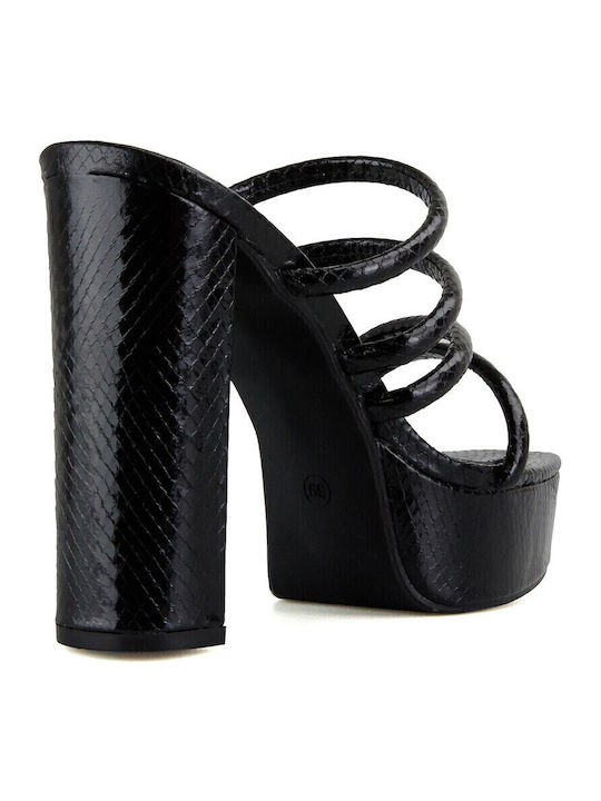 Sandalen Schwarz MLS-5200 (BLK)