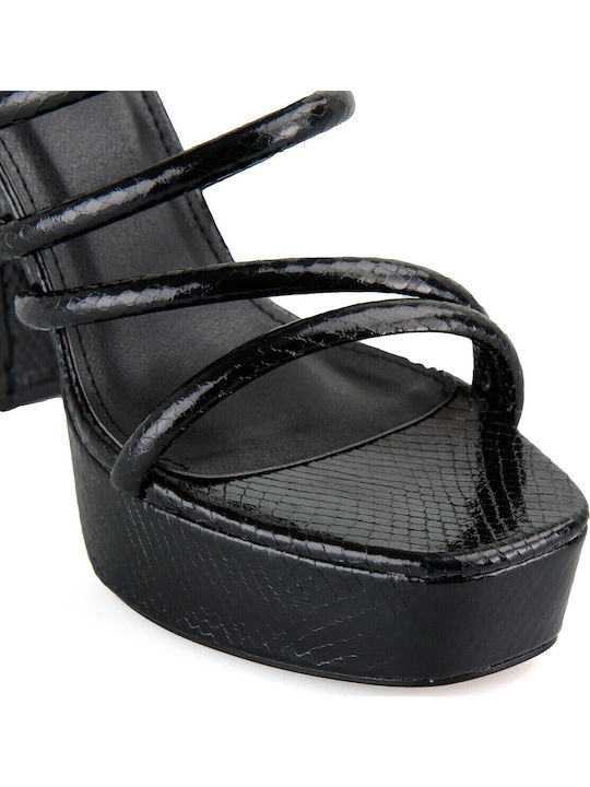 Sandalen Schwarz MLS-5200 (BLK)