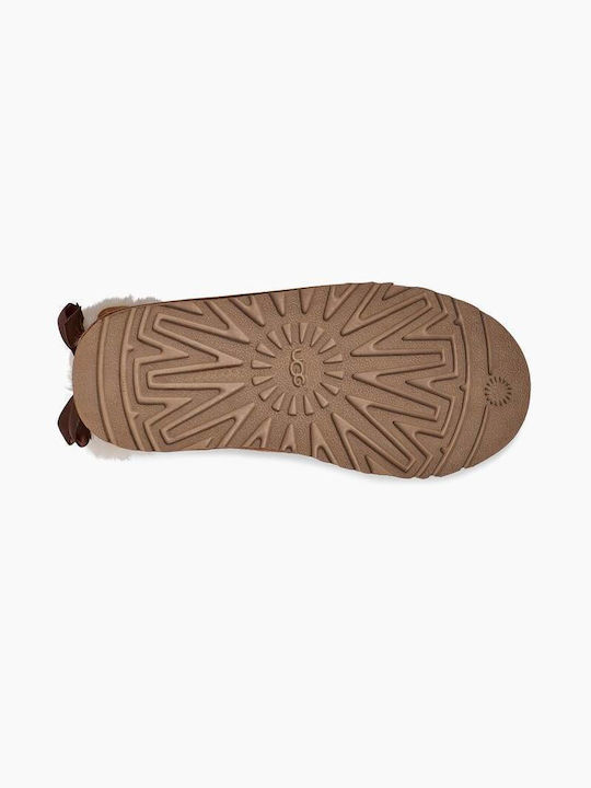 Bailey Bow II Suede Παιδικά Μποτάκια Καφέ