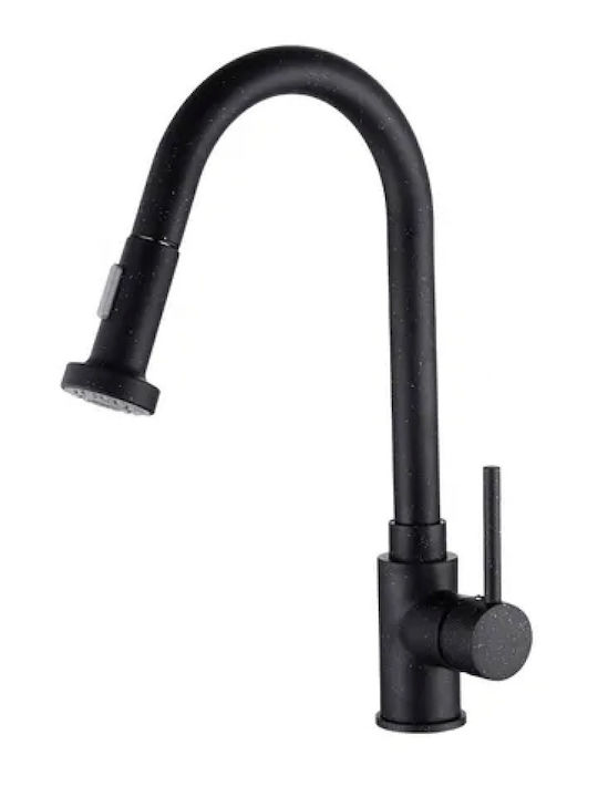 Bonken Tall Kitchen Faucet Counter Black