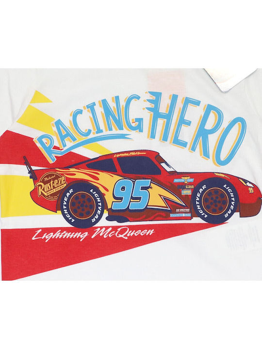Kinder-T-Shirt Weiß Cars