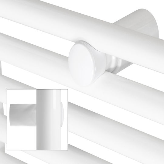 ECD Germany Towel Rail Bathroom 600x1200 White