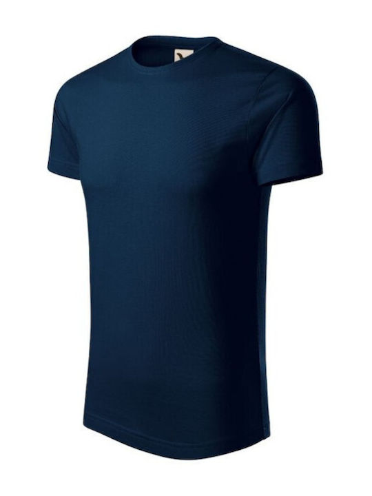 Malfini Werbe-T-Shirt in Marineblau Farbe