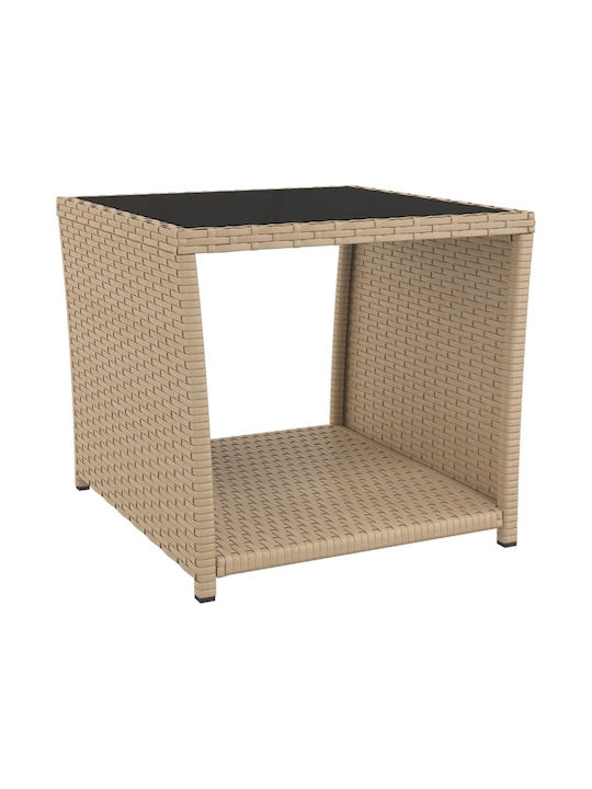 Garden & Outdoor Furniture Sets Living Room Set Pieces Beige with Pillows