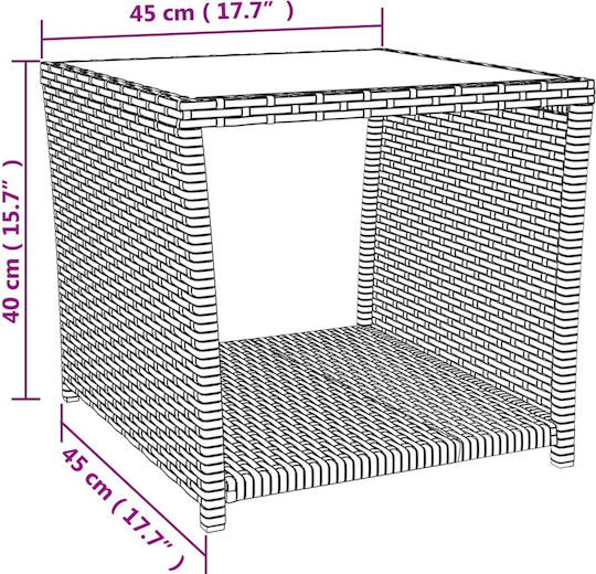vidaXL Garten- und Outdoor-Möbelsets für kleinen Balkon 3 Stück Beige mit Kissen
