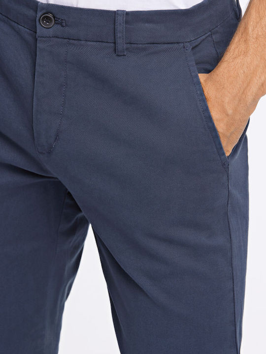 Trousers Chino in Slim Fit Blue