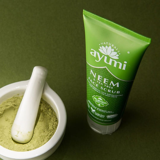 Ayumi Cremă Neem & Tea Tree pentru Scrub Față 125ml