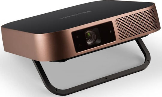 Viewsonic M2 Mini Projector DLP Full HD Λάμπας LED με Wi-Fi και Ενσωματωμένα Ηχεία Χάλκινος