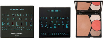 Korres Sea Minerals Summer Makeup Palette for Face & Eyes Coral Sunsets 13gr