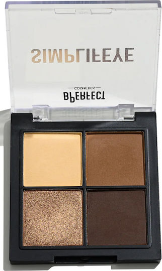 BPerfect Cosmetics Simplifeye Paletă cu Farduri de Pleoape Formă Solidă Necesități nud 14gr