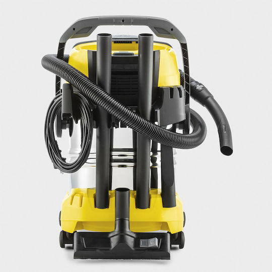 Karcher WD 5 S Vacuum Wet / Dry 1100W with Stainless Bin 25lt