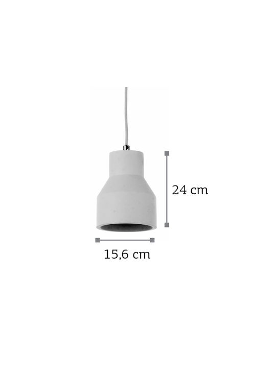 Inlight Pendant Light Single-Light for Socket E27 White