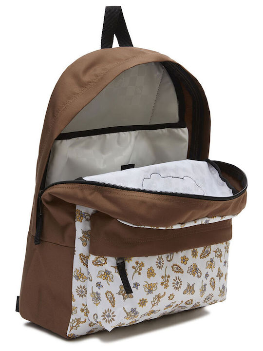 Vans WM Realm School Bag Backpack Junior High-High School Brown