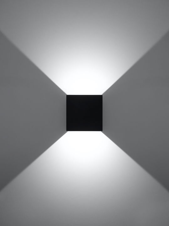 Sollux Стенен Външен Плафон LED IP54 6W 11x11x11εκ.