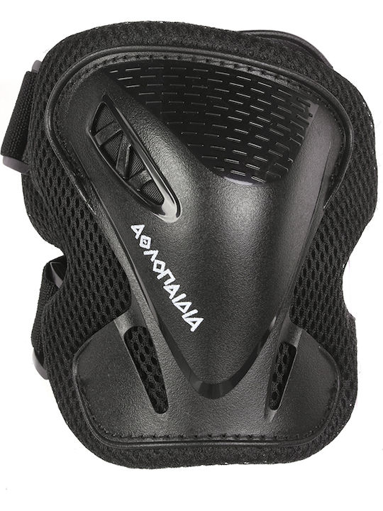 Athlopaidia Protective Gear Set for Rollers Black