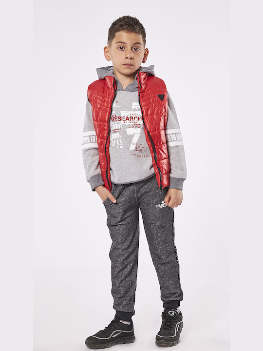 Hashtag Kids Set with Pants & Jacket Winter 3pcs Gray