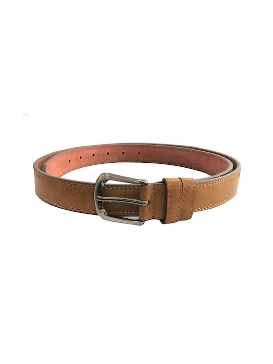 Ustyle Men's Artificial Leather Belt Tabac Brown
