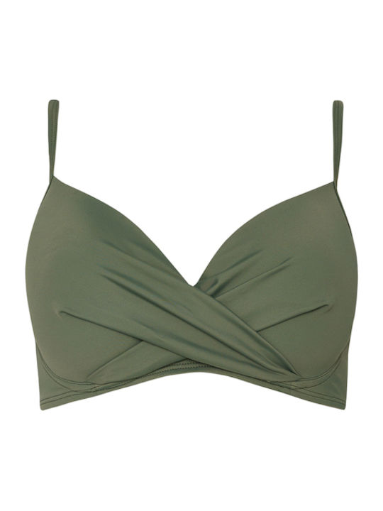 Bikini Σουτιέν D Cup Χακί