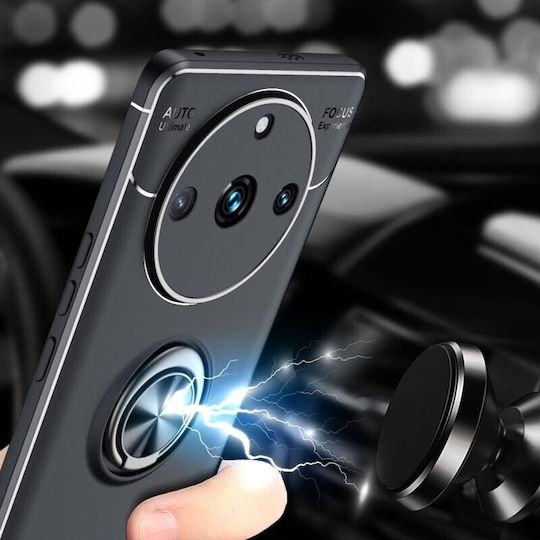 Metal Ring Back Cover Μεταλλικό Κόκκινο (Realme 11 Pro / 11 Pro+)