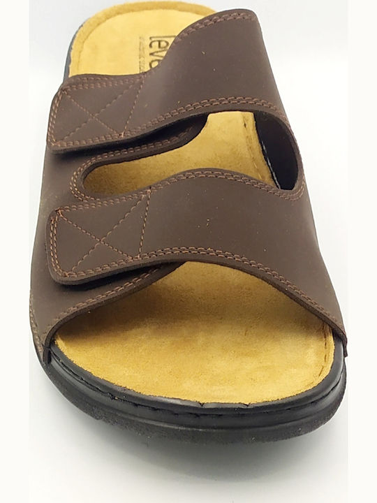 Herrensandalen in Braun Farbe